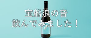 【日本酒紹介：1本目】宮城　佐々木酒造店　宝船浪の音(ヒトメボレ90 無濾過生原酒)